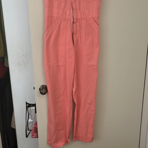 Big Bud Press jumpsuit in salmon. Size small - Picture 2 of 4